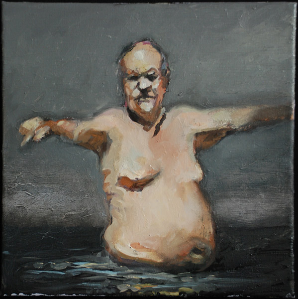 Definitely Drowning  (Alan Wheeler) 
30.5 x 30.5 ms