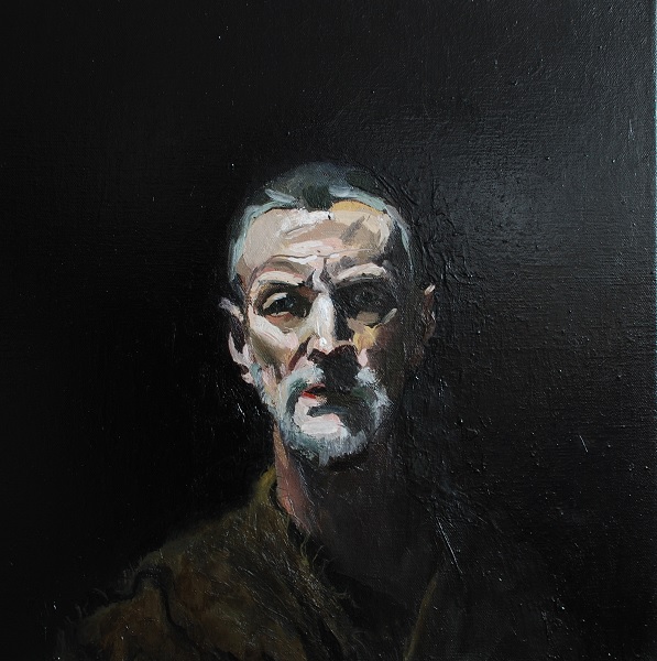 Self Portrait as a Franciscan Brother
41 x 41 cms
